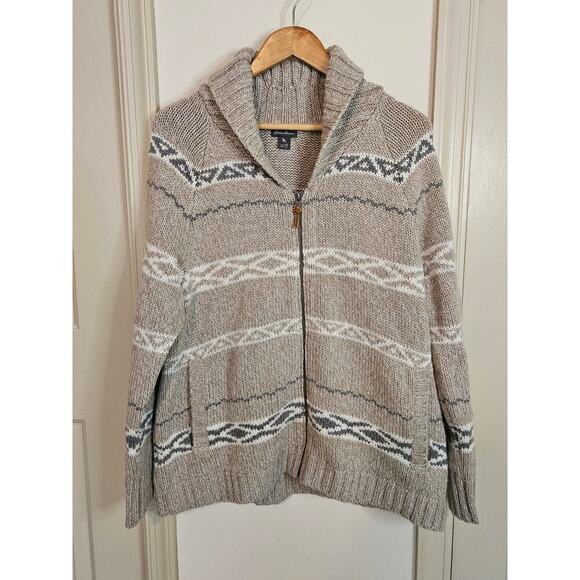 Eddie Bauer Sweaters - Women's Eddie Bauer Zip Up Cardigan Size XL
